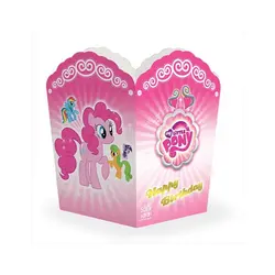 ظرف پاپ کرن تم تولد پونی