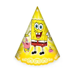 کلاه ساده اکلیلی تم باب اسفنجی