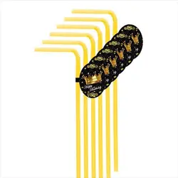 نی تم تولد تاج طلایی مشکی