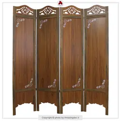 پارتیشن متحرک | مدل گل گوشه | گردویی