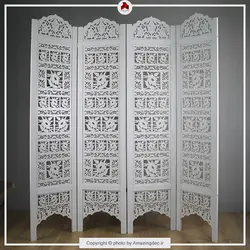 پارتیشن متحرک | طرح هندی | سفید | خرید اینترنتی