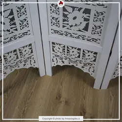 پارتیشن متحرک | طرح هندی | سفید | خرید اینترنتی