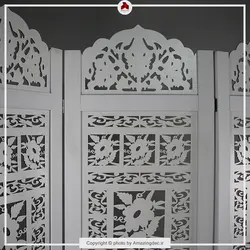 پارتیشن متحرک | طرح هندی | سفید | خرید اینترنتی
