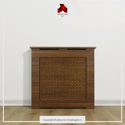 کاور شوفاژ | مدل خورشید خانوم ☀️ | سایز کوچک | گردویی