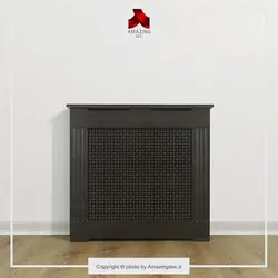 کاور شوفاژ ام دی اف | مدل کوپن هاگن | سایز کوچک | قهوه ای تیره