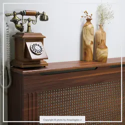 کاور شوفاژ ام دی اف | مدل کوپن هاگن | سایز متوسط | گردویی