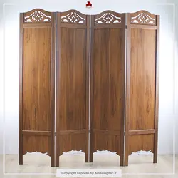 پارتیشن متحرک | مدل بامبو | رنگ گردویی