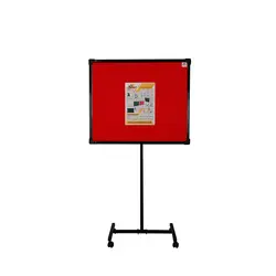 تابلو اعلانات با پایه فلزی چرخ دار