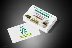کارت ویزیت گل فروشی و گلخانه : فایل PSD لایه باز طراحی در فتوشاپ