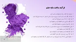 پاورپوینت سایه چشم : تاریخچه، فرمولاسیون، فرایند ساخت، آموزش