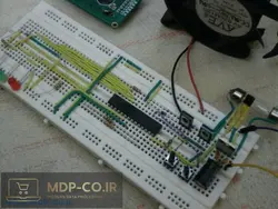 مدار کنترل دما – پروژه دستگاه کنترل دما با دو خروجی فن و المنت AVR – Bascom 951005