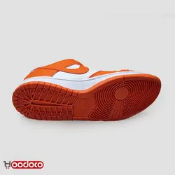 کتانی نایک اس بی دانک نارنجی سفید بدون ساق Nike sb dunk low orange and white