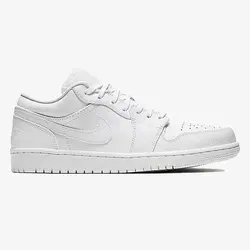 کتانی نایک ایر جردن ۱ بدون ساق تمام سفید Nike air jordan 1 low white