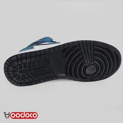 نایک ایر جردن ۱ ساقدار تای دای آبی نفتی Nike air Jordan 1 high tie dye blue