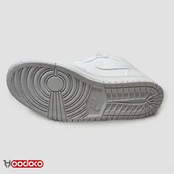نایک ایر جردن ۱ ساقدار تمام سفید Nike air jordan 1 high white