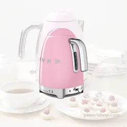 کتری برقی درجه دار اسمگ رنگ قرمز مدل KLF04