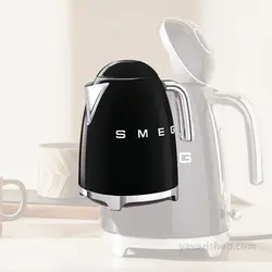 کتری ساده اسمگ رنگ مشکی مدل KLF03