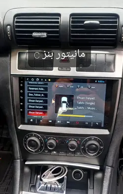 مانیتور فابریک اندروید 11اینچ  بنز2005 با کنباس