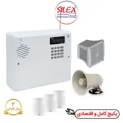 پکیج دزدگیر سایلکس لایت سیم کارتی و شهری با سه چشمی SILEX LITE