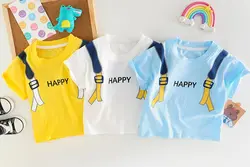 ست تیشرت شلوارک کوله پشتی - MELMEL KIDS