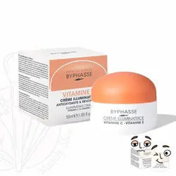 کرم 24 ساعته ویتامین سی روشن کننده، آبرسان و ضدپیری بایفاس (اصل اسپانیا) Byphasse VITAMIN C ILLUMINATING Cream