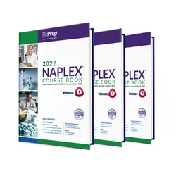 کتاب RxPrep’s 2022 Naplex Course Book سه جلدی - موسسه آموزشی نوآوران دانش - دوره های پزشکی و آزمون دستیاری