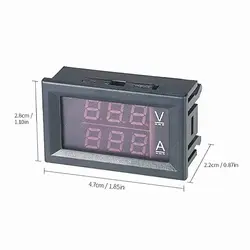 ماژول 10 آمپر ولت متر و آمپرمتر پنلی - فروشگاه بهنام رباتیک