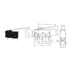 میکروسوئیچ اهرم دار موسی Mouse - فروشگاه بهنام رباتیک