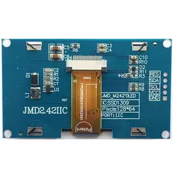 نمایشگر 2.4 اینچ OLED با رابط I2C و SPI - فروشگاه بهنام رباتیک