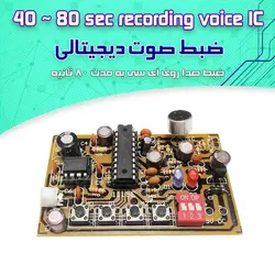 کیت ضبط صوت (تا 80 ثانیه) - فروشگاه بهنام رباتیک