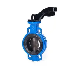 شیر پروانه‌ای فلنج دارPN 16 ویفری اهرم دار 80 MM