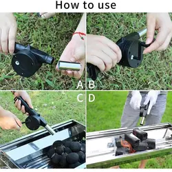 باد بزن دستی باربیکیو