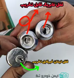 قفل تیتان سری کامل تیبا با گارانتی