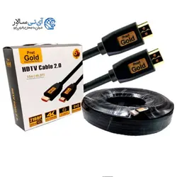 کابل 2.0 HDMI پی نت گلد Gold 10 مترHDMI Cable GOLD P-NET 10m