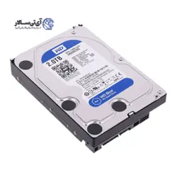 هارد اینترنال وسترن دیجیتال آبی 2 ترابایت مدل Blue WD20EZRZWestern Digital Blue WD20EZRZ Internal Hard Drive 2TB