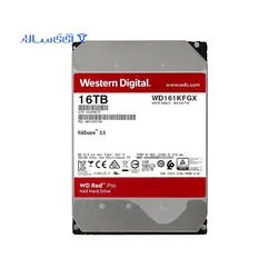 هارد اینترنال وسترن دیجیتال قرمز پرو 16 ترابایت مدل Red PRO WD161KFGXWestern Digital Red Pro WD161KFGXInternal Hard Drive 16TB