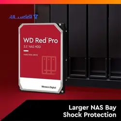هارد اینترنال وسترن دیجیتال قرمز پرو 16 ترابایت مدل Red PRO WD161KFGXWestern Digital Red Pro WD161KFGXInternal Hard Drive 16TB