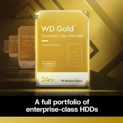 هارد دیسک سرور اینترنال وسترن دیجیتال 2 ترابایت گلد Gold Western Digital Gold ‎WD2005FBYZ 1TB Data Center Internal Hard Drive