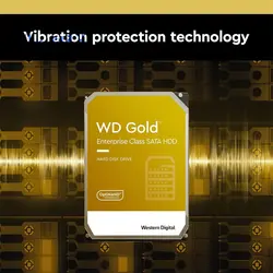 هارد دیسک سرور اینترنال وسترن دیجیتال 2 ترابایت گلد Gold Western Digital Gold ‎WD2005FBYZ 1TB Data Center Internal Hard Drive