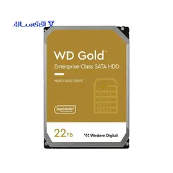 هارد دیسک سرور اینترنال وسترن دیجیتال 22 ترابایت گلد Gold Western Digital Gold ‎‎WD221KRYZ 1TB Data Center Internal Hard Drive