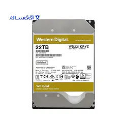 هارد دیسک سرور اینترنال وسترن دیجیتال 22 ترابایت گلد Gold Western Digital Gold ‎‎WD221KRYZ 1TB Data Center Internal Hard Drive