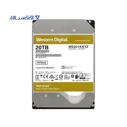 هارد دیسک سرور اینترنال وسترن دیجیتال 20 ترابایت گلد Gold Western Digital Gold ‎WD201KRYZ1TB Data Center Internal Hard Drive