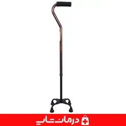 عصا چهار پایه بریو brio عصای ۴ پایه فلزی قابل تنظیم