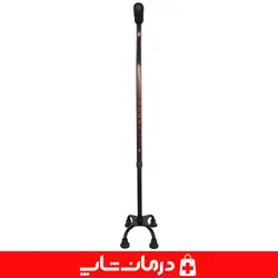 عصا چهار پایه بریو brio عصای ۴ پایه فلزی قابل تنظیم