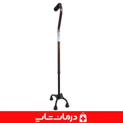 عصا چهار پایه بریو brio عصای ۴ پایه فلزی قابل تنظیم