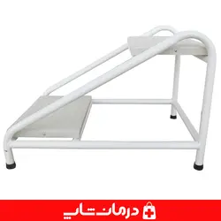 پله کنار تخت بیمار مدل 2 پله کنار تخت بیمارستانی زیرپایی فلزی