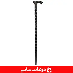 عصا چوبی کد ۱۰ چوب گردو عصا پیاده روی چوبی سالمندان