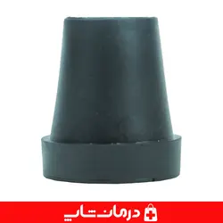 پاشنه عصا کد ۰۴ قطر داخلی 19 میلیمتر لاستیک ته عصا چوبی و فلزی
