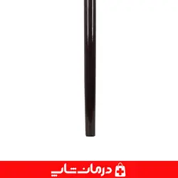 عصا چوبی کد 08 عصا چوب سفید ساده دسته گرکی