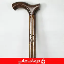 عصای چوبی کد 07 چوب سفید عصا پیاده روی سالمندان